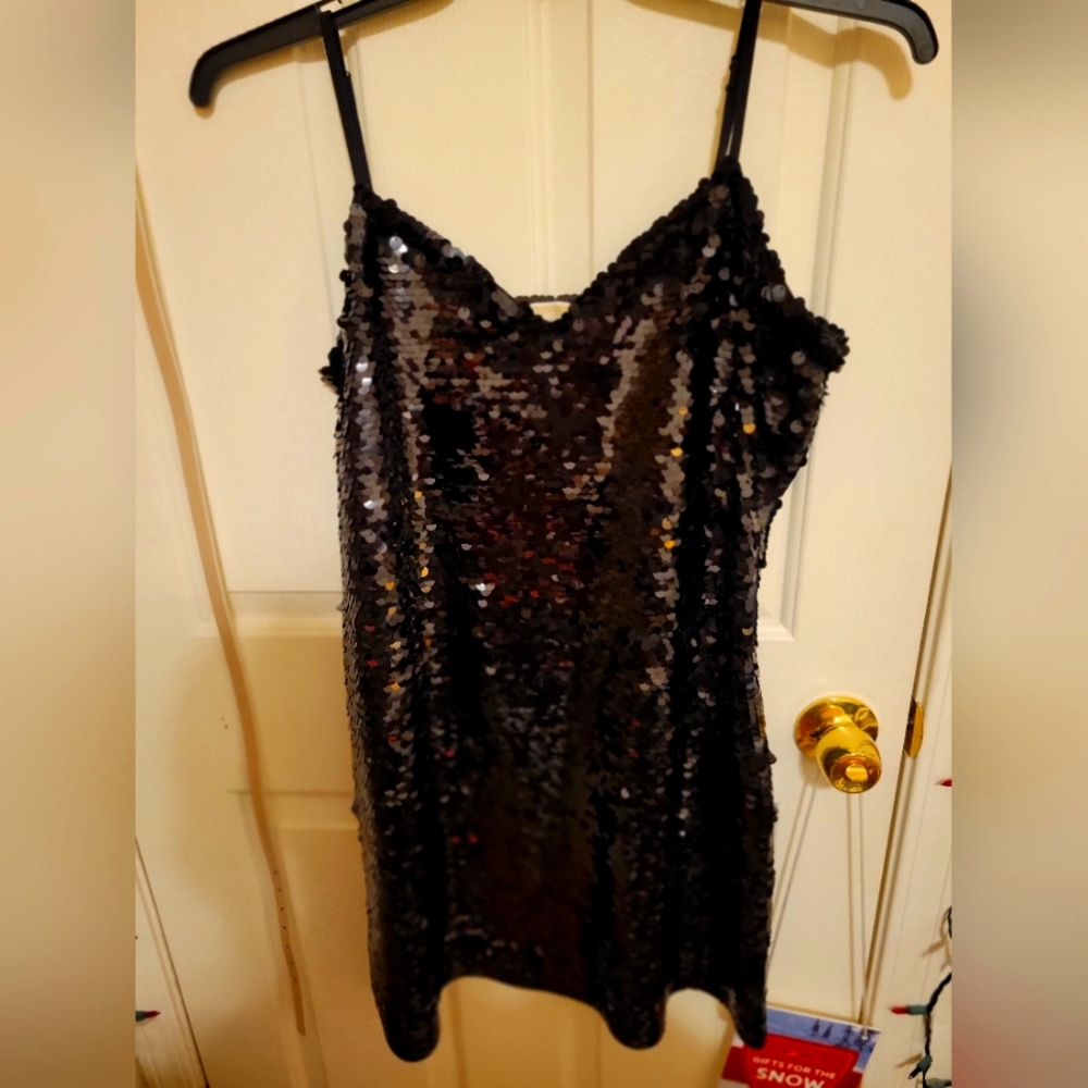 Michael Kors large sequin dress